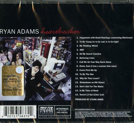 Heartbreaker - CD Audio di Ryan Adams - 2