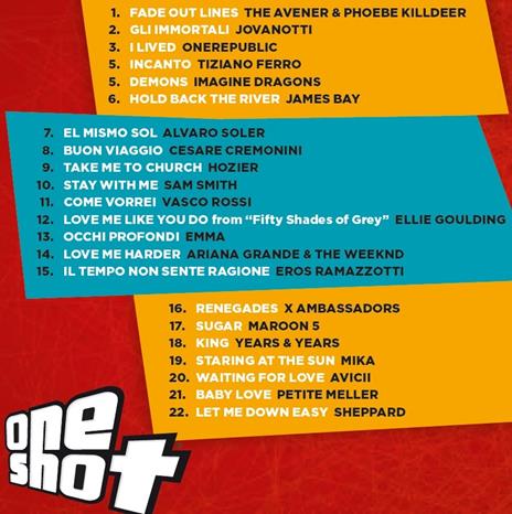 One Shot 2015 - CD Audio - 2