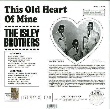 This Old Heart Of Mine - Vinile LP di Isley Brothers - 2