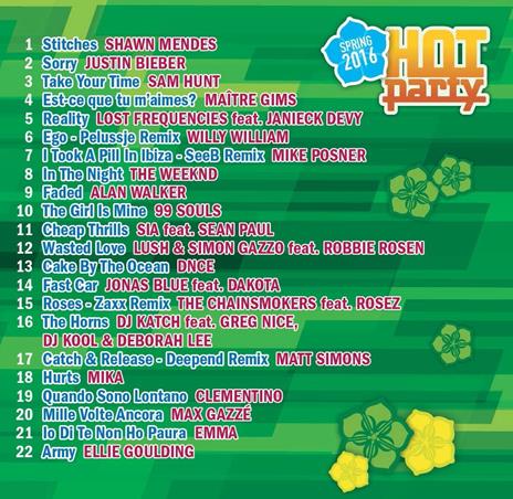 Hot Party Spring 2016 - CD Audio - 2