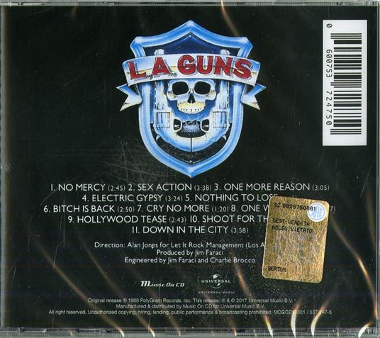 L.A. Guns - CD Audio di L.A. Guns - 2