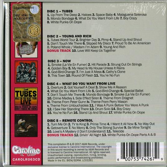 The A&M Years - CD Audio di Tubes - 2