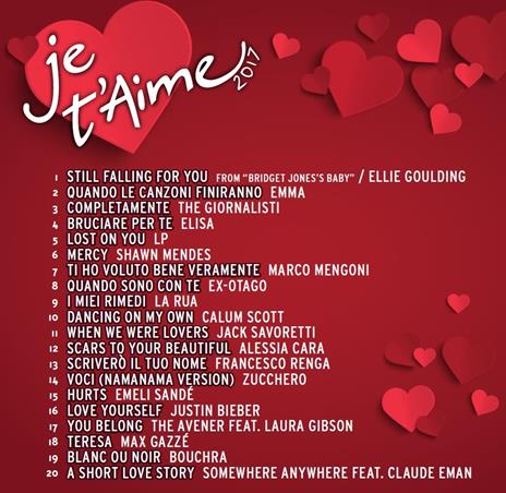 Je t'aime 2017 - CD Audio - 2