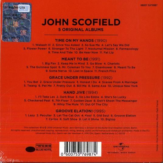 5 Original Albums - CD Audio di John Scofield - 2