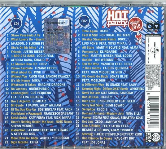 Hot Party Winter 2018 - CD Audio - 2