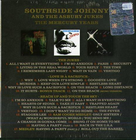 The Mercury Years - CD Audio di Southside Johnny - 2