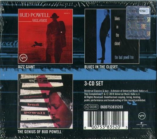 3 Essential Albums - CD Audio di Bud Powell - 2