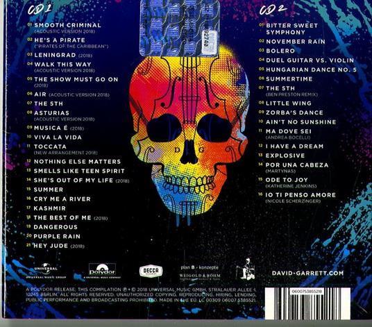 Unlimited. Greatest Hits (Deluxe Edition) - CD Audio di David Garrett - 2