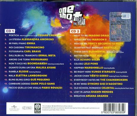 One Shot. Best of the Year 2019 - CD Audio - 2