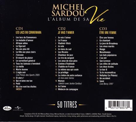 L'album de sa vie. 50 titres - CD Audio di Michel Sardou - 2
