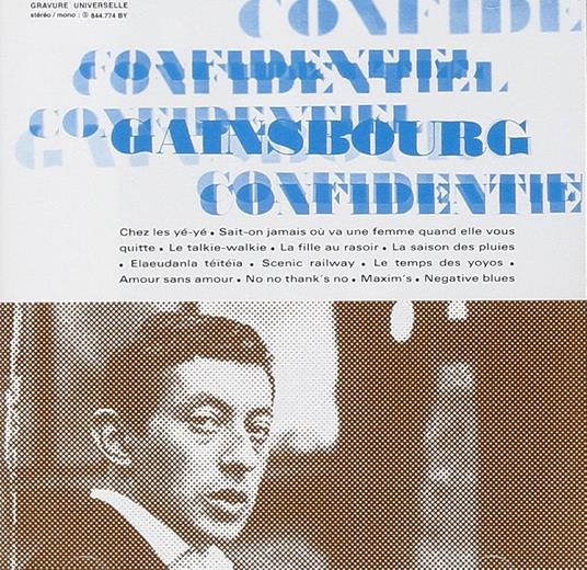 Confidentiel - Vinile LP di Serge Gainsbourg