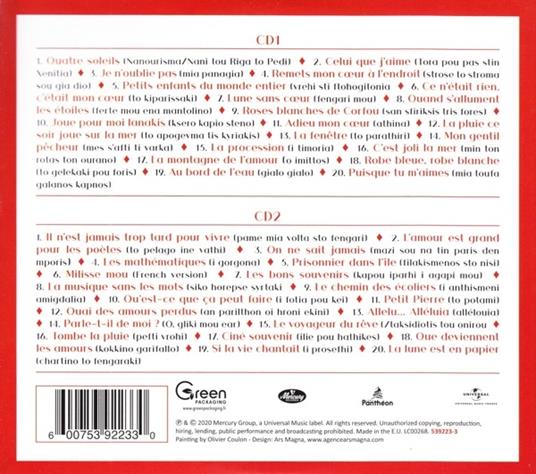 Les Bons Souvenirs - CD Audio di Nana Mouskouri - 2