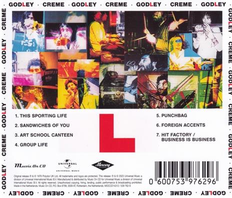 L - CD Audio di Godley & Creme - 2