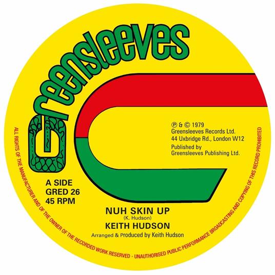 Nuh Skin Up - Felt We Felt... - Vinile LP di Keith Hudson