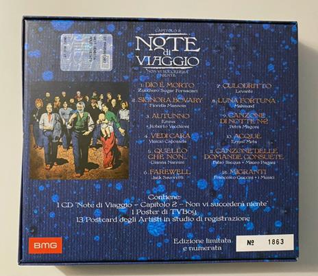 Note di viaggio Capitolo 2. Non vi succederà niente (Deluxe Edition) - CD Audio di Francesco Guccini,Mauro Pagani - 6