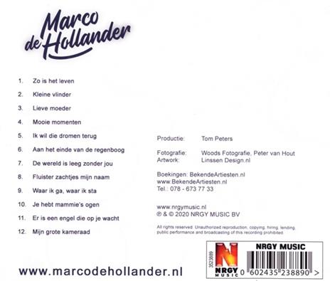 De Allerbeste Levensliedjes - CD Audio di Marco De Hollander - 2
