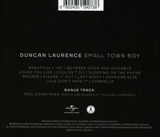 Small Town Boy - CD Audio di Duncan Laurence - 2