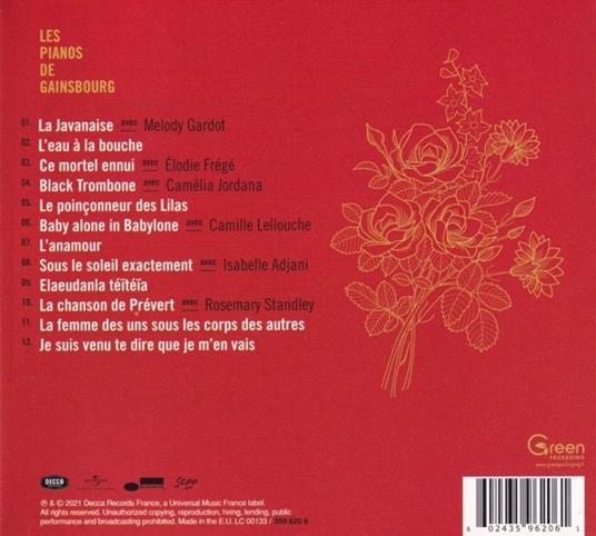 Les Pianos De Gainsbourg - CD Audio di Andre Manoukian - 2