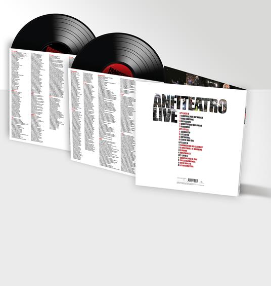 Anfiteatro Live (Esclusiva LaFeltrinelli e IBS.it - 2 LP 180 gr. Edizione numerata) - Vinile LP di Francesco Guccini - 2