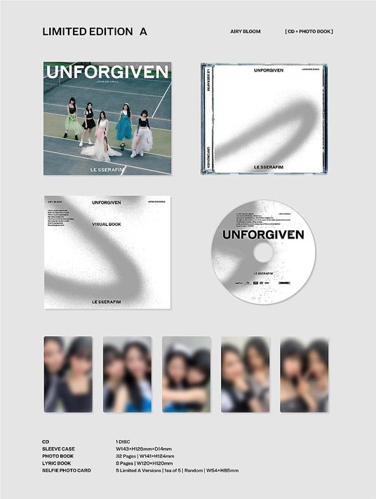 Unforgiven (CD Maxisingle + Photobook) - CD Audio di Le Sserafim - 2