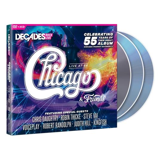 Chicago & Friends. Live at 55 (2 CD + Blu-ray) - CD Audio + Blu-ray di Chicago