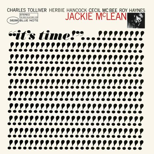 It's Time! (UHQ-CD) - CD Audio di Jackie McLean