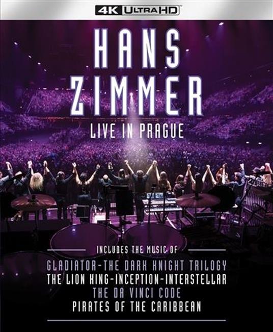 Live in Prague (Blu-ray 4K UHD) - Blu-ray Ultra HD 4K di Hans Zimmer