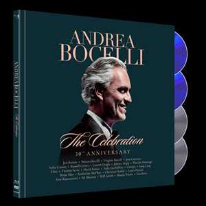 CD The Celebration 30th Anniversary (2 DVD + 2 Blu-ray Deluxe Book) Andrea Bocelli