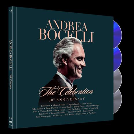 The Celebration 30th Anniversary (2 DVD + 2 Blu-ray Deluxe Book) - DVD + Blu-ray di Andrea Bocelli