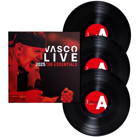 Vasco Live 2025. The Essential (3 LP 180 gr. Edizione numerata) - Vinile LP di Vasco Rossi