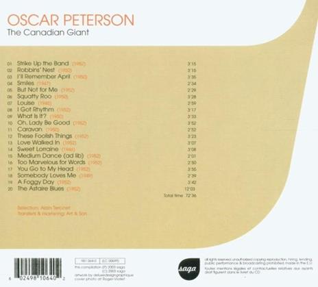 Canadian Giant - CD Audio di Oscar Peterson - 2