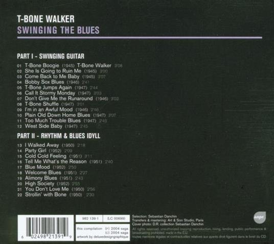 Swinging the Blues - CD Audio di T-Bone Walker - 2