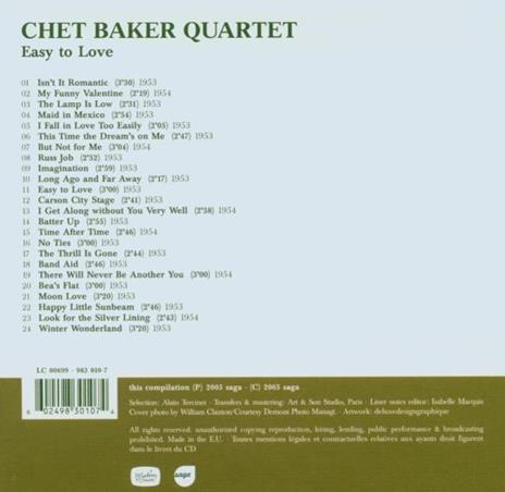 Easy to Love - CD Audio di Chet Baker - 3