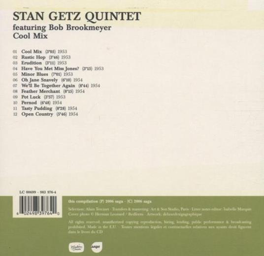 Cool Mix - CD Audio di Stan Getz - 2