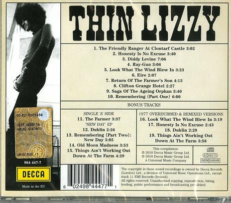 Thin Lizzy (Remastered) - CD Audio di Thin Lizzy - 2