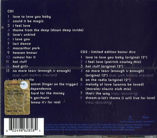 The Journey: The Very Best of - CD Audio di Donna Summer - 2