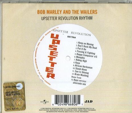 Upsetter Revolution Rhythm - CD Audio di Bob Marley and the Wailers - 2