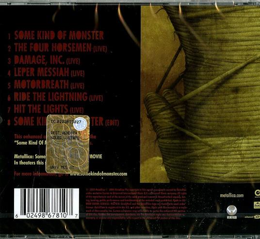 Some Kind of Monster - CD Audio di Metallica - 2
