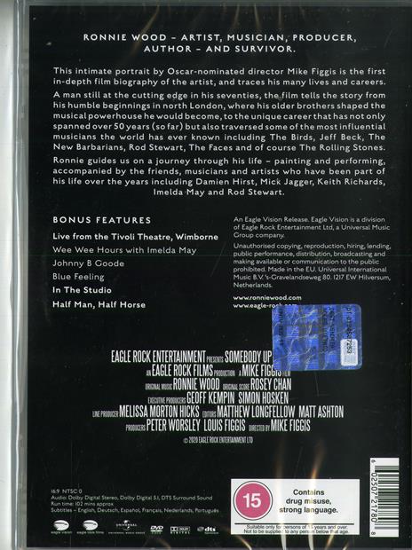 Somebody Up There Likes Me (DVD) - DVD di Ronnie Wood - 2