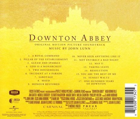 Downton Abbey (Colonna sonora) - CD Audio - 2