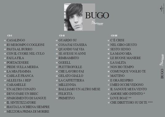 The Platinum Collection - CD Audio di Bugo - 3