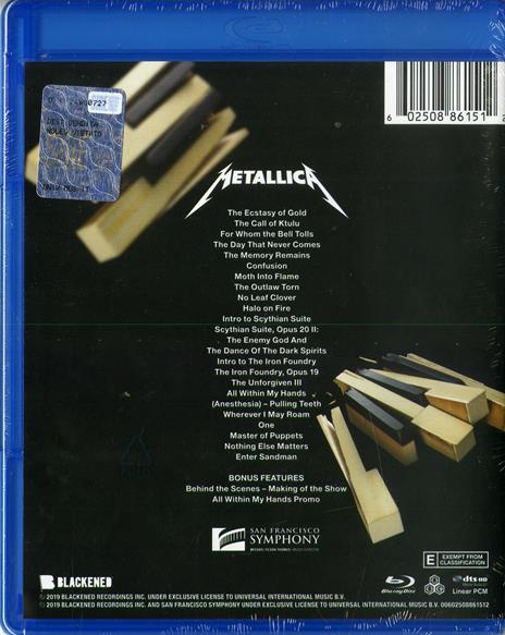 S&M2 (Blu-ray) - Blu-ray di Metallica - 2