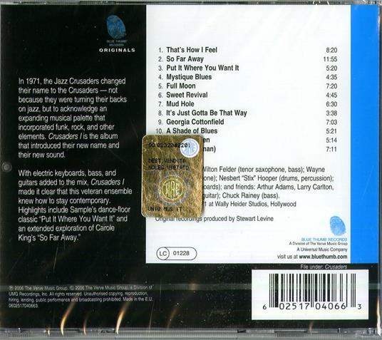 Crusaders 1 - CD Audio di Crusaders - 2