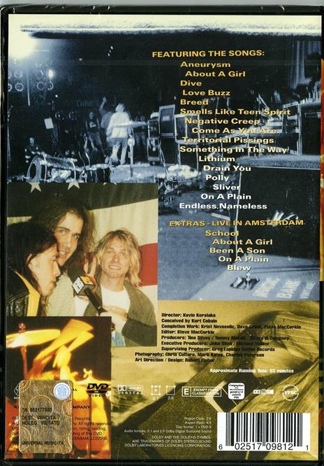 Nirvana. Live! Tonight! Sold Out! (DVD) - DVD di Nirvana - 2