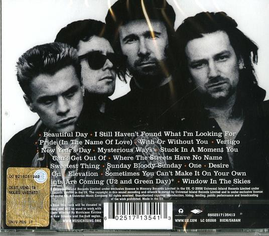 18 Singles - CD Audio di U2 - 2