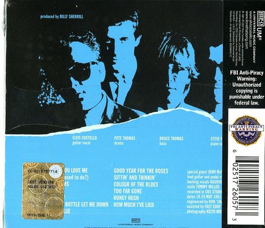 Almost Blue - CD Audio di Elvis Costello - 2