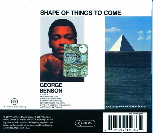 The Shape of Things to Come - CD Audio di George Benson - 2