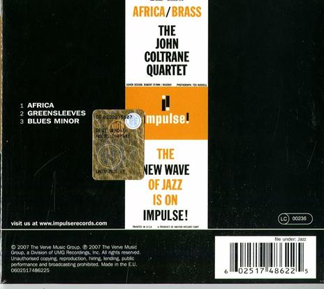 Africa / Brass - CD Audio di John Coltrane - 3