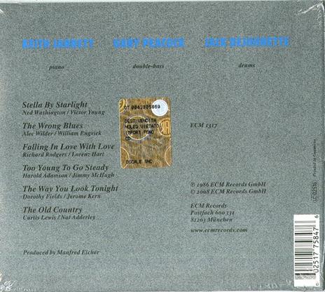 Standards Live (Touchstones) - CD Audio di Keith Jarrett,Gary Peacock,Jack DeJohnette - 2