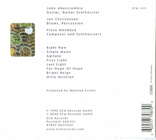 Animato (Touchstones) - CD Audio di John Abercrombie - 2